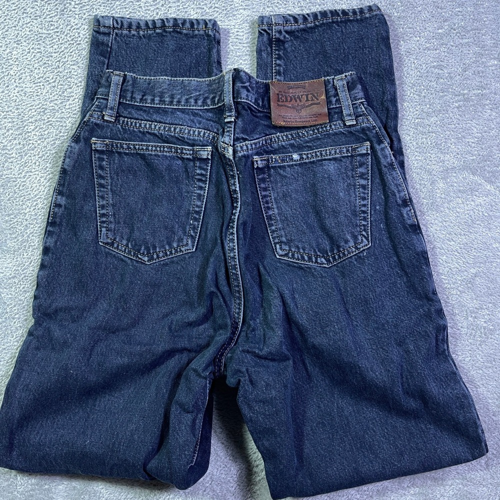 Edwin‎ Jeans Men's 28x30 Berkeley Slim Fit Dark Wash Denim Made in Japan Pants - Picture 3 of 16